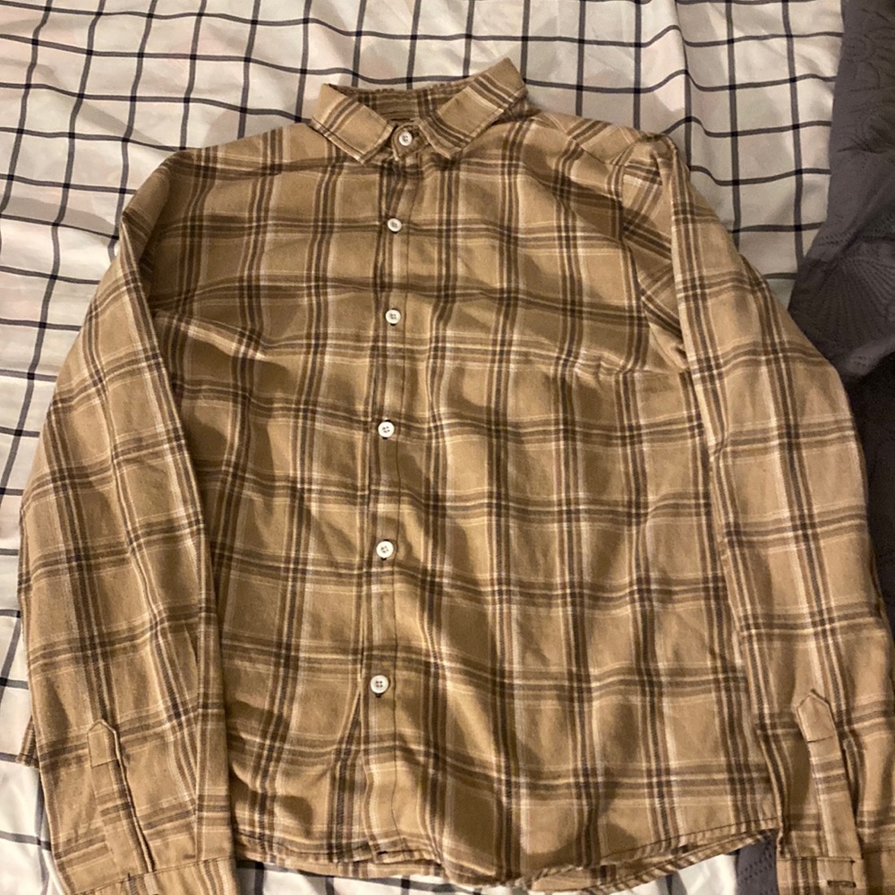 Brown flannel